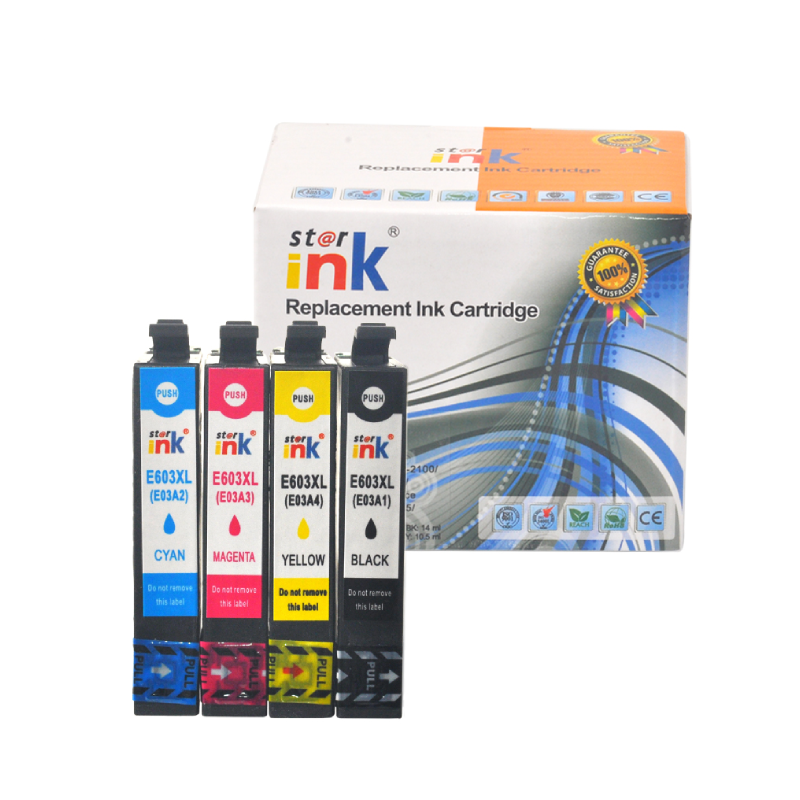 PACK CARTOUCHE COMPATIBLE EPSON 603XL JEUX 04 1BK-1C-1M-1Y (STARINK) - Image 1