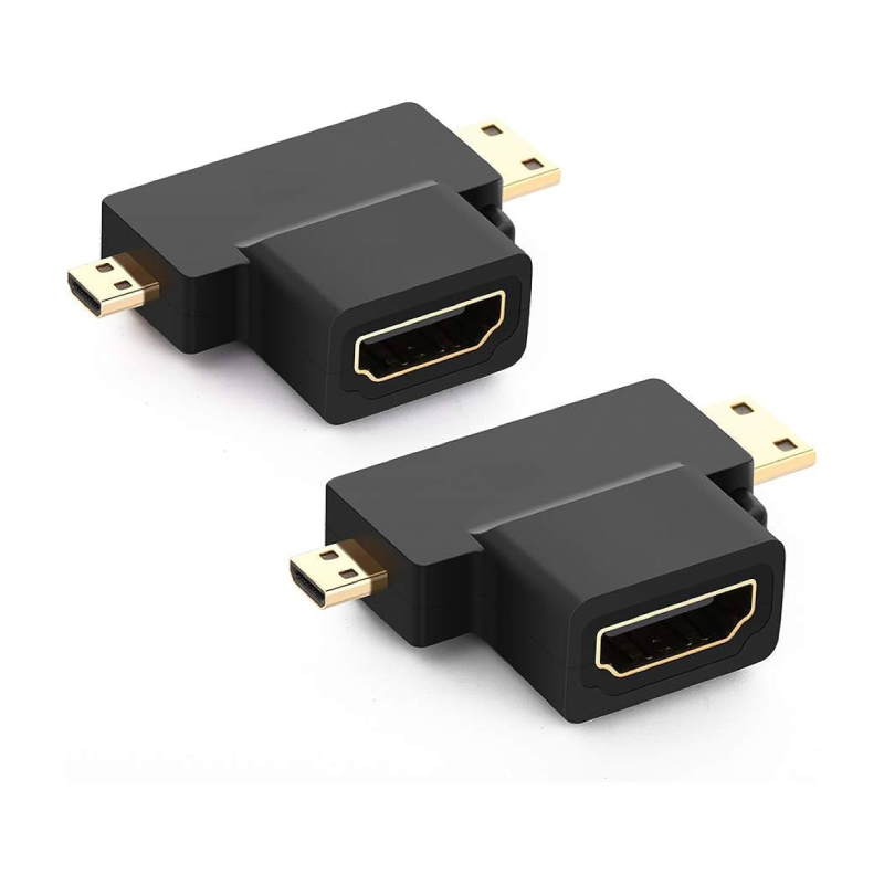 ADAPTATEUR HDMI 3 IN 1 HDMI MINI-HDMI MICRO-HDMI - Image 1